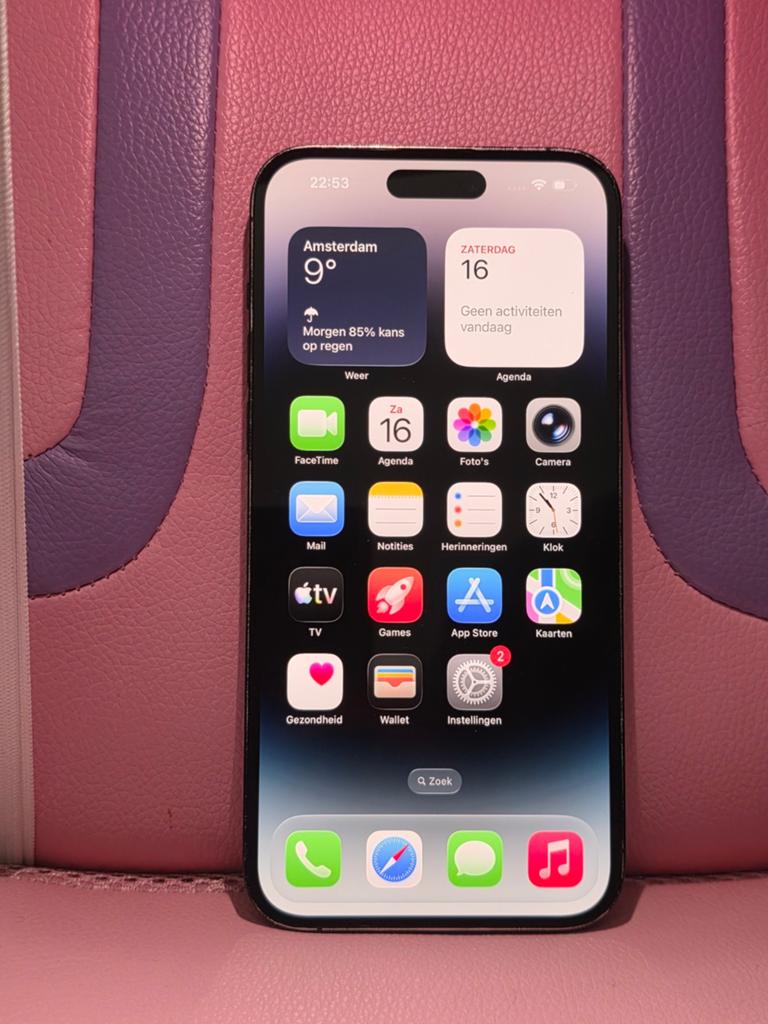 iPhone 14 Pro Max 128GB| Batterij 78%, Telecommunicatie, Mobiele telefoons | Apple iPhone, 128 GB, Zwart, 78 %, Ophalen of Verzenden