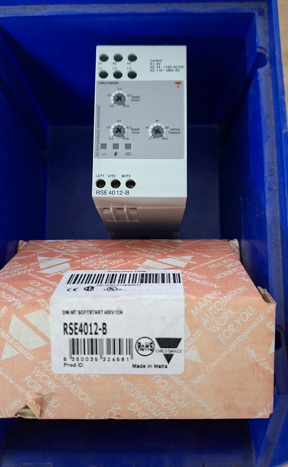 Carlo Gavazzi RSE4012-B 3-fase Softstarter (Nieuw in doos), Overige typen, Nieuw, Ophalen of Verzenden, Carlo Gavazzi