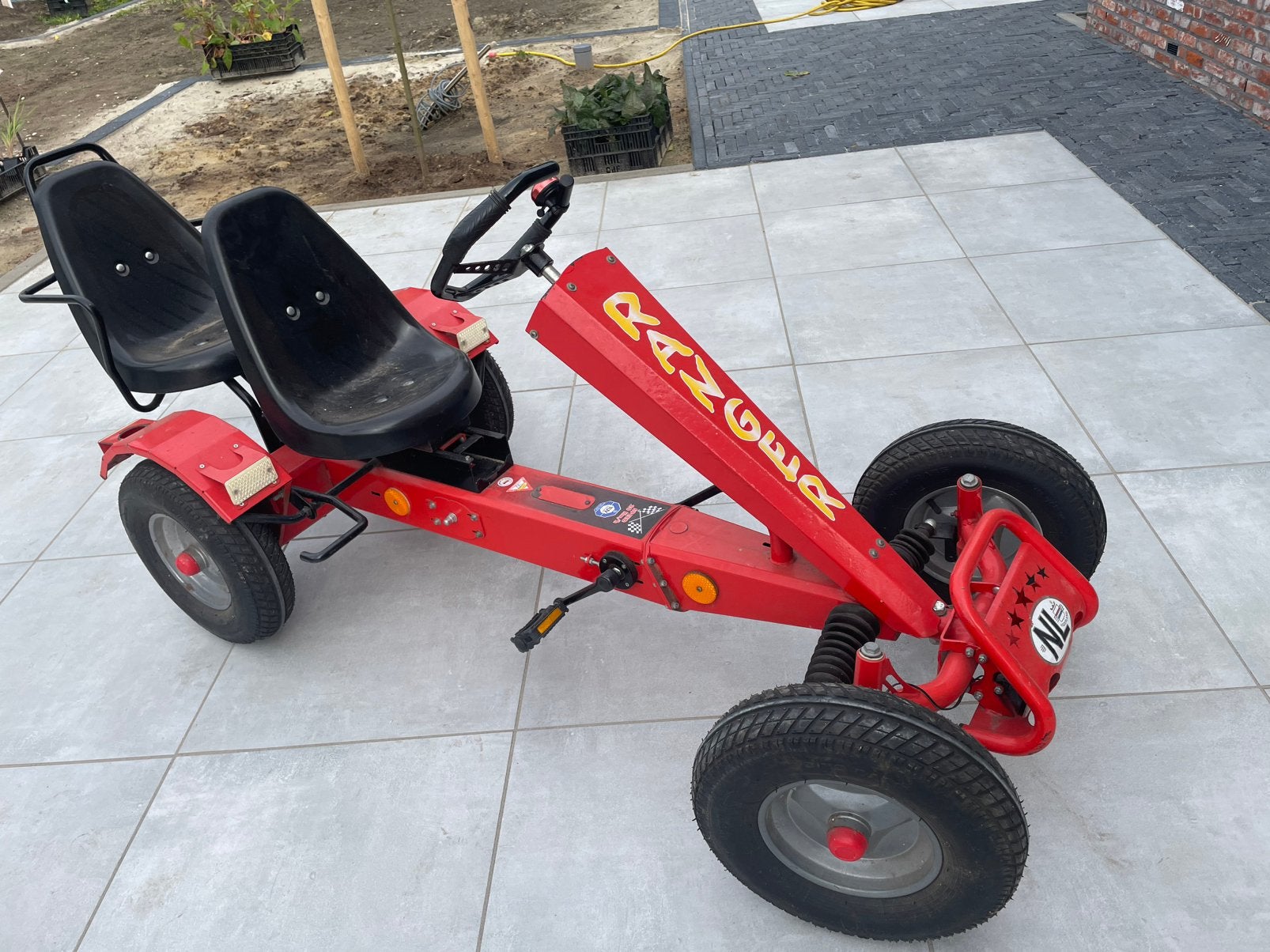 Gerdes karts Ranger skelter met duo zit, Ophalen, Zo goed als nieuw, Overige merken, Duozit