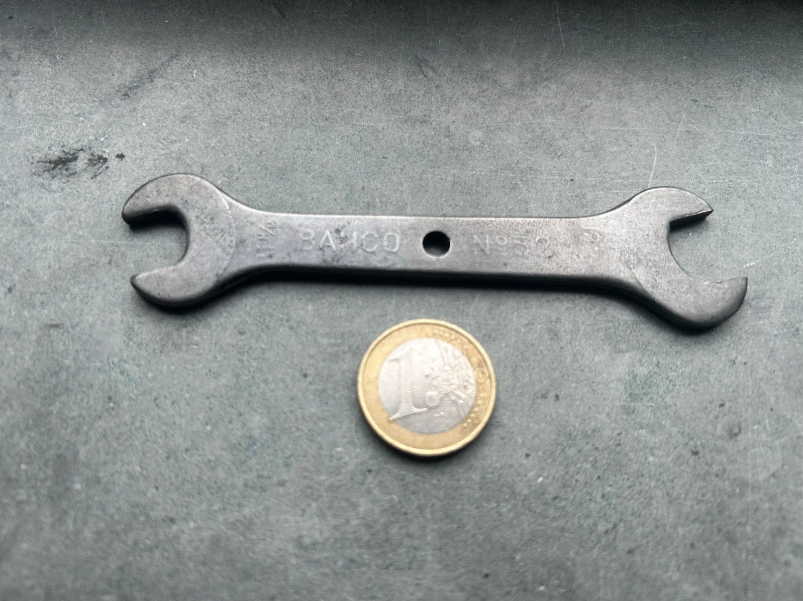 Vintage Bahco No 52 Conussleutel / Steeksleutel 11mm - 12mm, Ophalen of Verzenden, Gebruikt