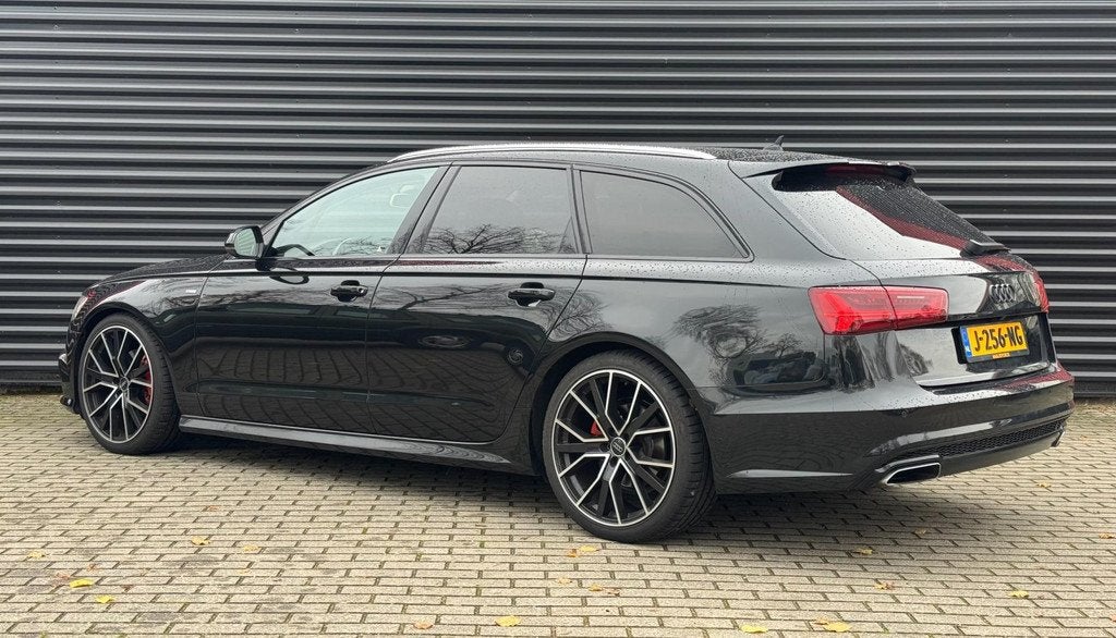 Audi A6 Avant 1.8 TFSI Ultra S line | 19" Velgen | Elektrisc, Auto's, Euro 6, Leder en Stof, Zwart, 93 €/maand