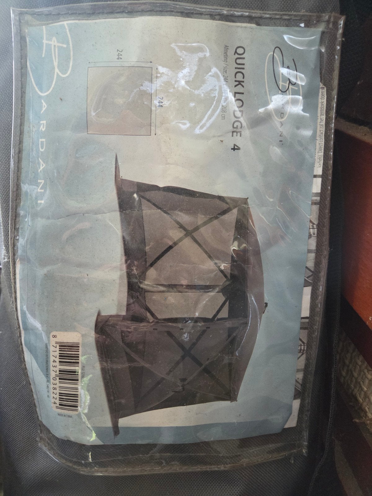 Bardani Quick Lodge 4 partytent, Tuin en Terras, Partytenten, Zo goed als nieuw, Overige typen, 2 meter of meer, Minder dan 5 meter