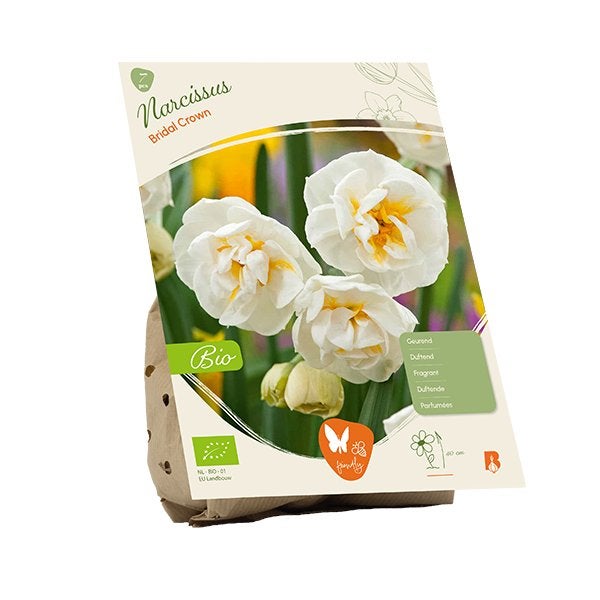 Narcis (Narcissus ‘Bridal Crown’) BIOLOGISCH, Ophalen of Verzenden, Najaar, Volle zon, Bloembol