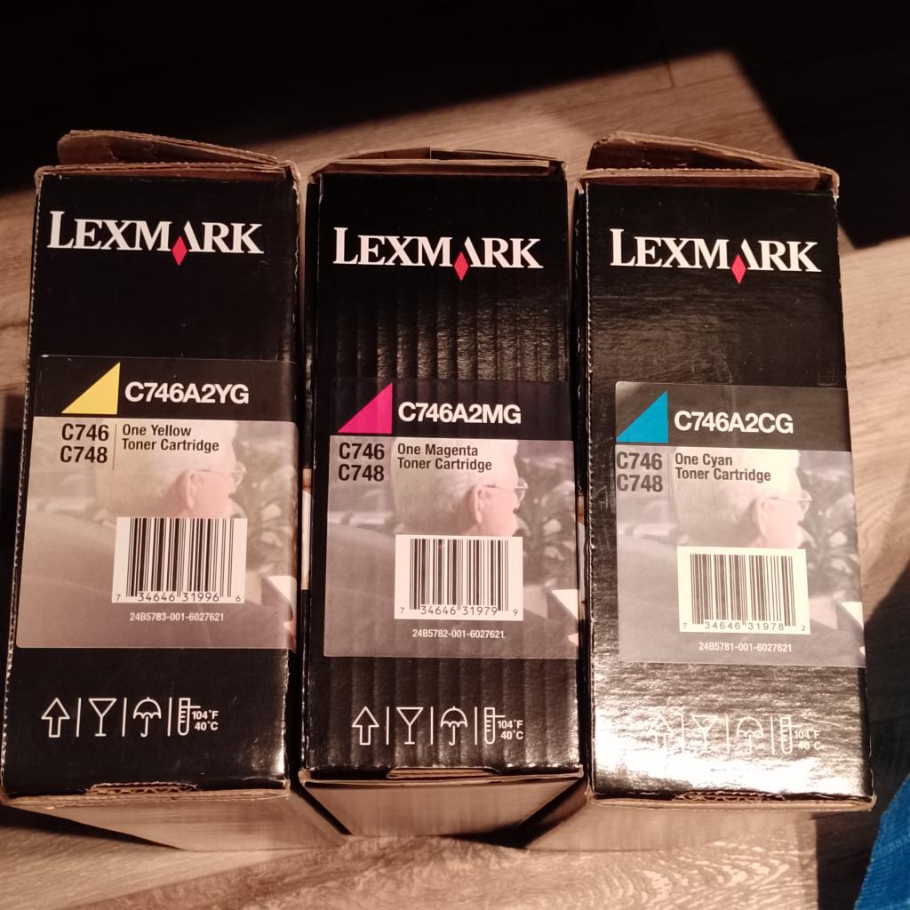 Lexmark toner cartridges 7 stuks, Ophalen, Nieuw, Toner, Lexmark