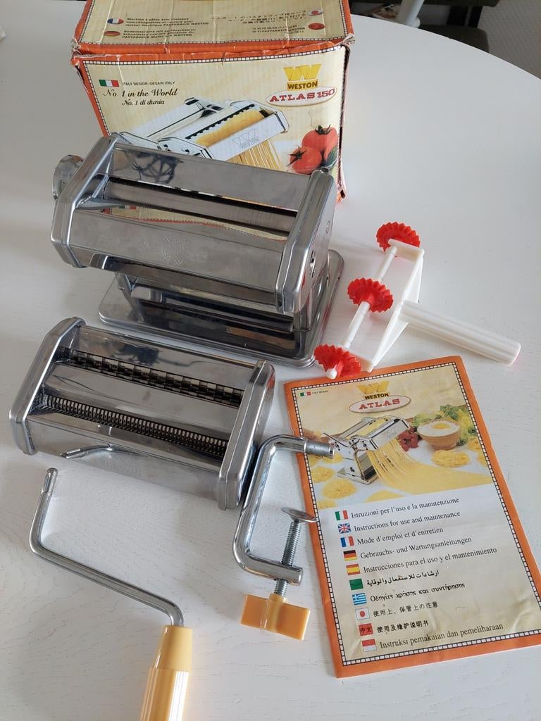 Pastamachine Weston Atlas 150, Huis en Inrichting, Keuken | Keukenbenodigdheden, Ophalen of Verzenden, Zo goed als nieuw