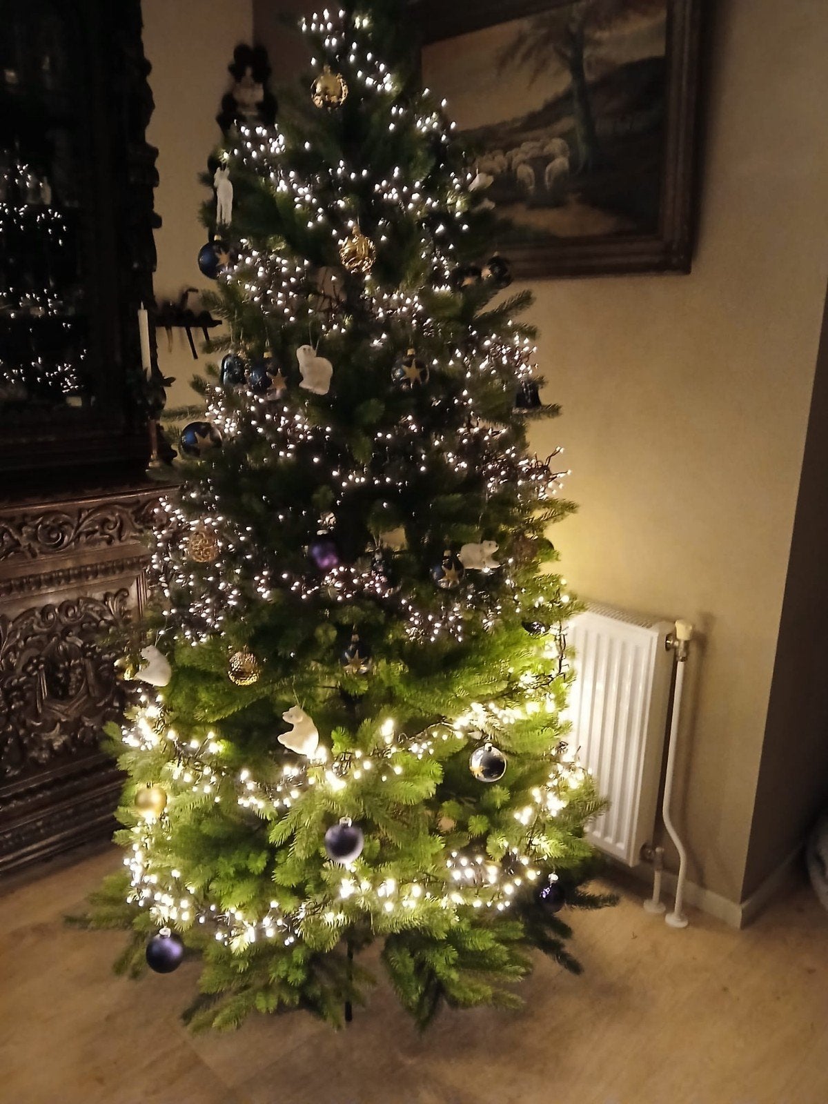 Kunst kerstboom, niet van echt te onderscheiden., Ophalen of Verzenden