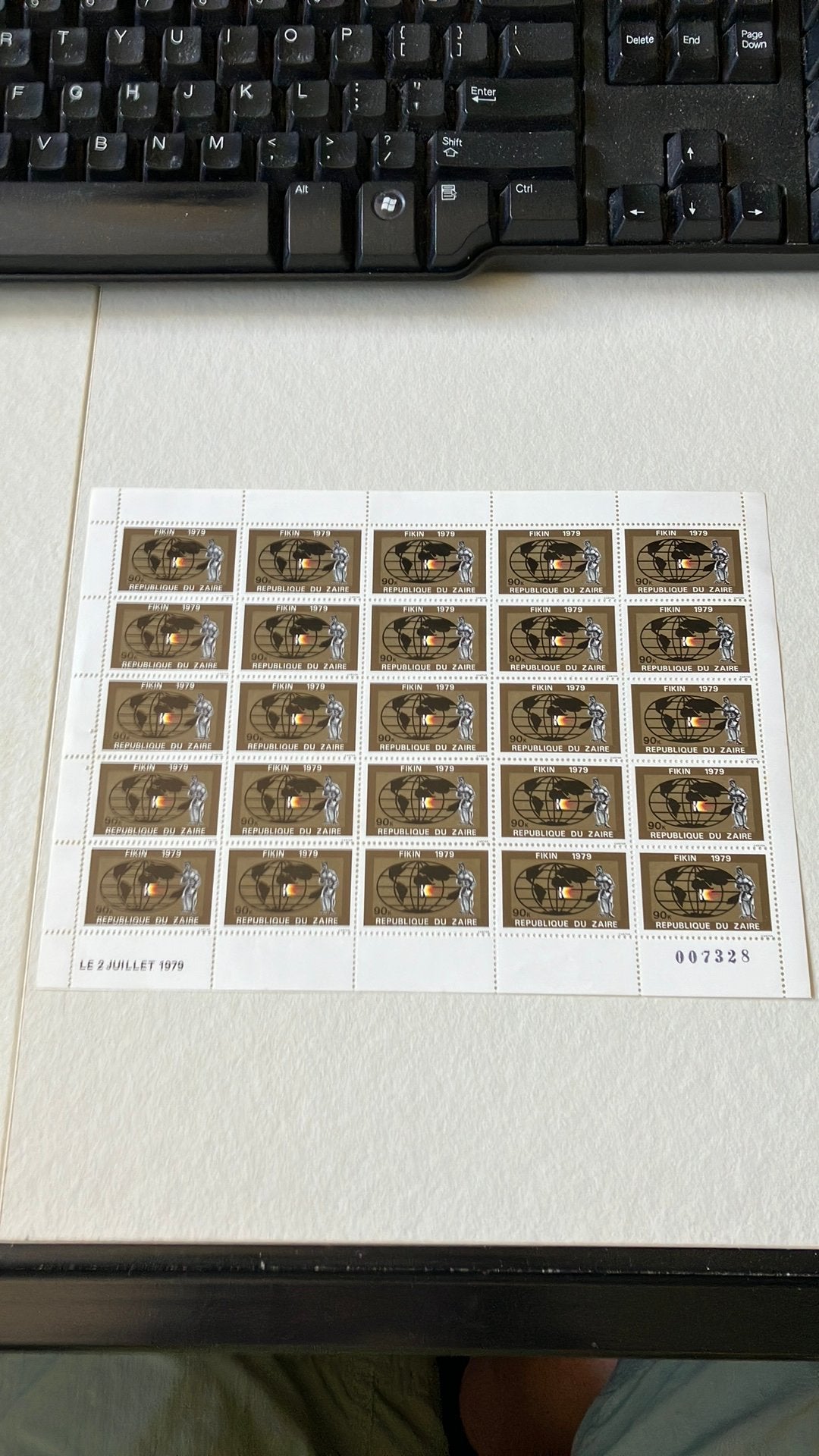 Zaïre stampworld 609 postfris, Ophalen of Verzenden, Buitenland