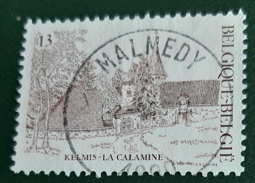 Belg jaar 1986 cob nr 2222 prachtstempels, Ophalen of Verzenden, Gestempeld, Gestempeld