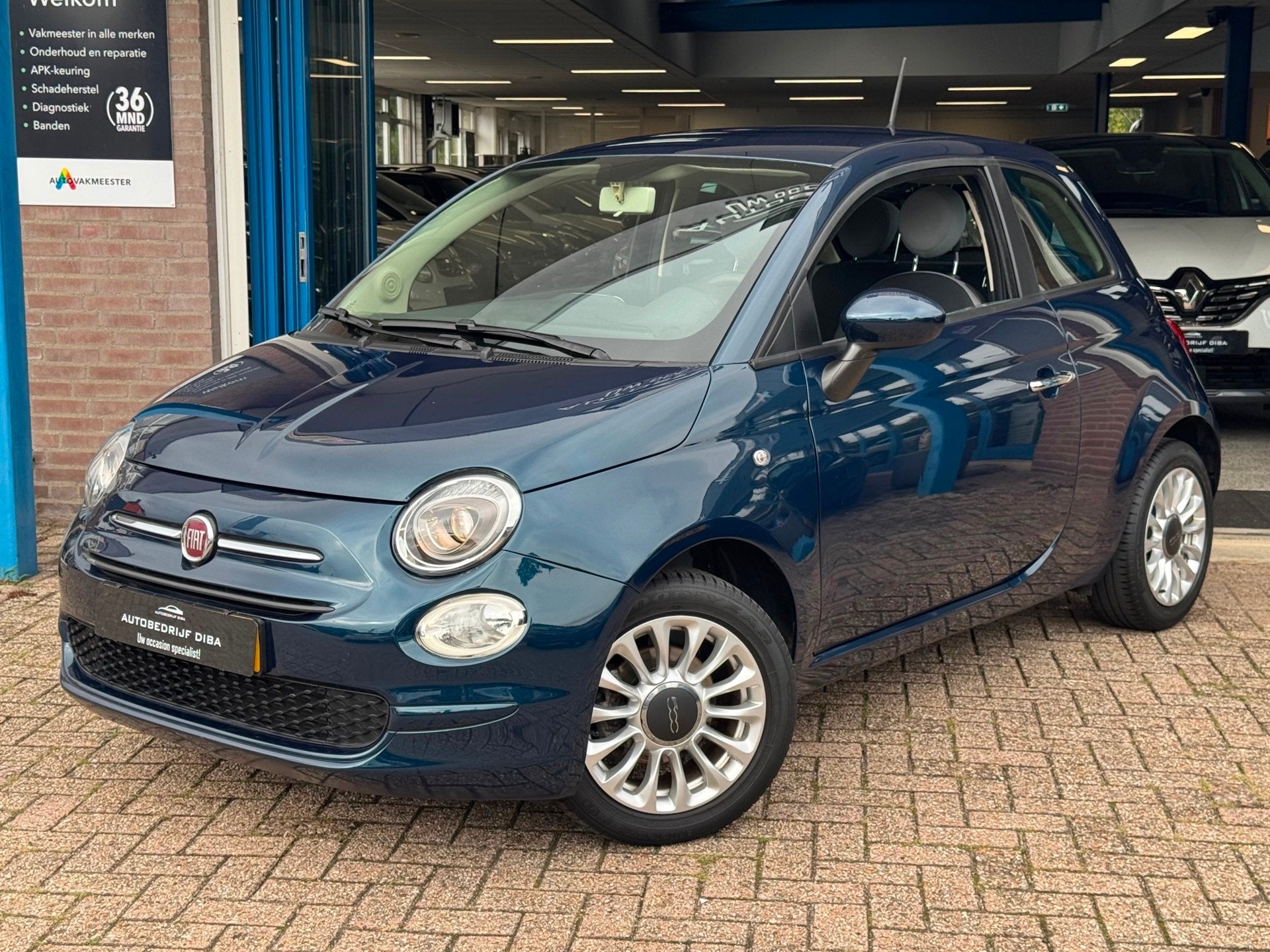 Fiat 500 1.2 Popstar 2016 AIRCO APK LM 19k km NAP!, Auto's, Voorwielaandrijving, Dealer onderhouden, Stof, Gebruikt