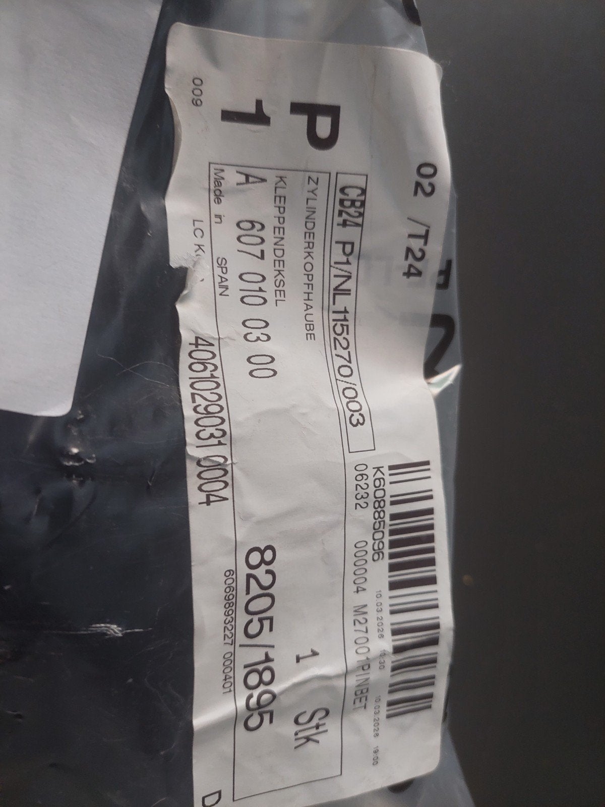 Mercedes-Benz Kleppendeksel A 607 010 03 00 Nieuw, Ophalen of Verzenden