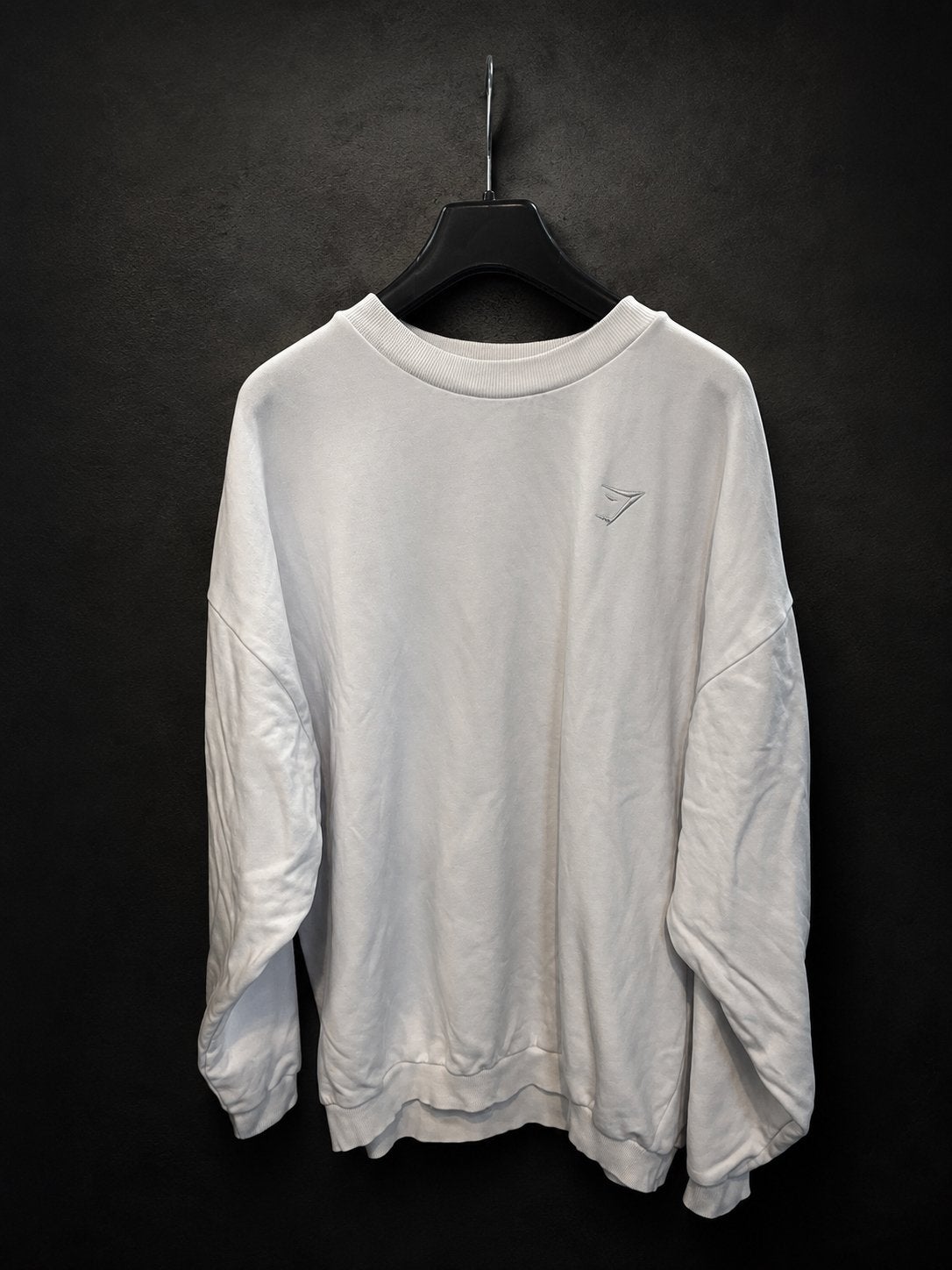 Gymshark sweater wit maat M, Fitness, Maat 48/50 (M), Wit, Ophalen of Verzenden