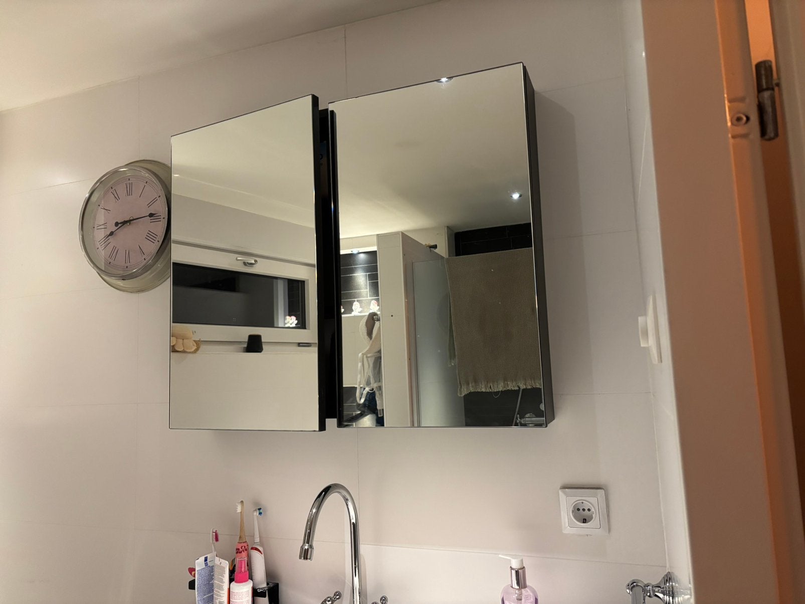 Spiegelkast, Spiegelkast, Zo goed als nieuw, Minder dan 100 cm, 50 tot 75 cm