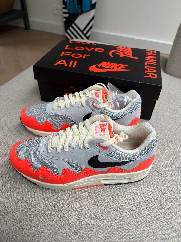 Nike Air Max 1 Patta Waves maat 45 - nieuw, Overige kleuren, Nieuw, NIKE, Ophalen of Verzenden