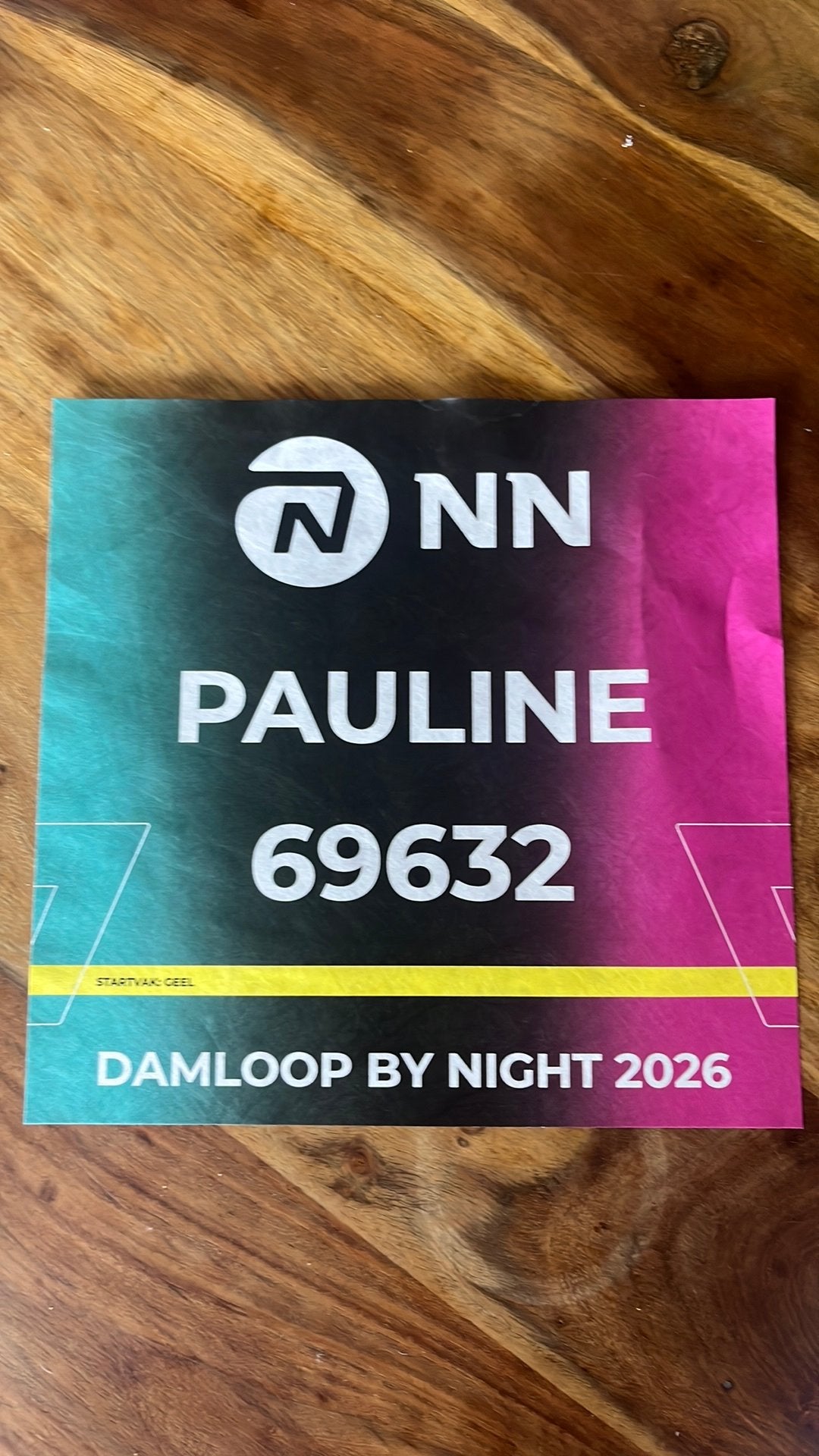 Damloop 5miles, Eén persoon, Cadeaubon