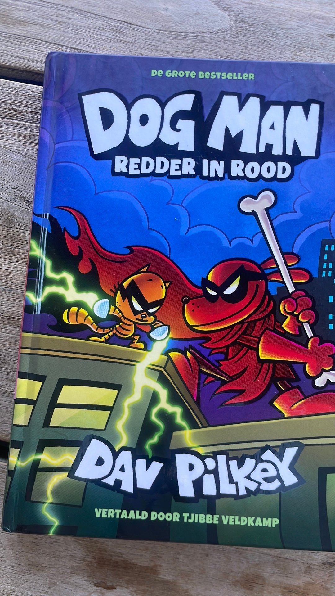Dav Pilkey - Redder in rood, Ophalen, Fictie algemeen, Zo goed als nieuw, Dav Pilkey