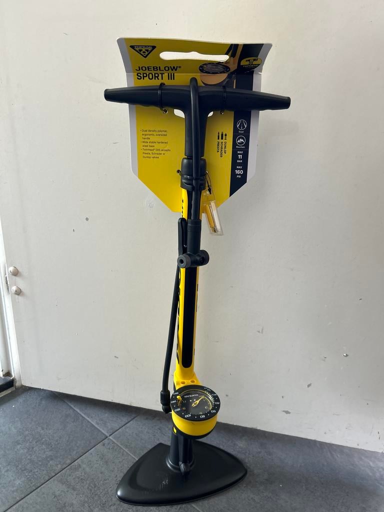 Topeak JoeBlow Sport III fietspomp - Nieuw!, Ophalen of Verzenden, Zo goed als nieuw