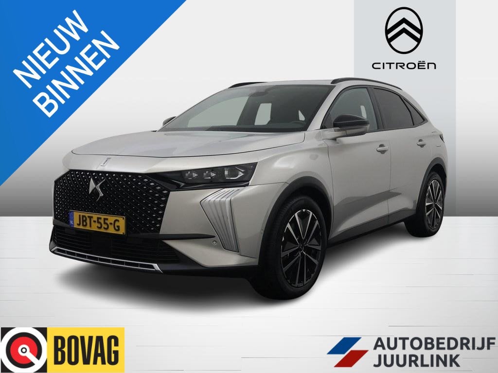 DS 7 1.6 PHEV 300pk AWD Pallas 8J Garantie Pano/Leder/ Led.M, Auto's, Automaat, Dealer onderhouden, 14 kWh, Euro 6