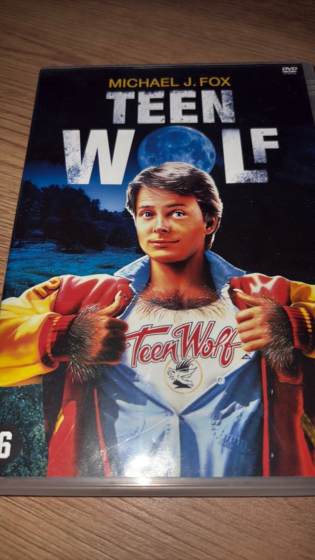 Teen Wolf met Michael J. Fox op dvd., Vanaf 16 jaar, Ophalen of Verzenden, Zo goed als nieuw, Actiekomedie