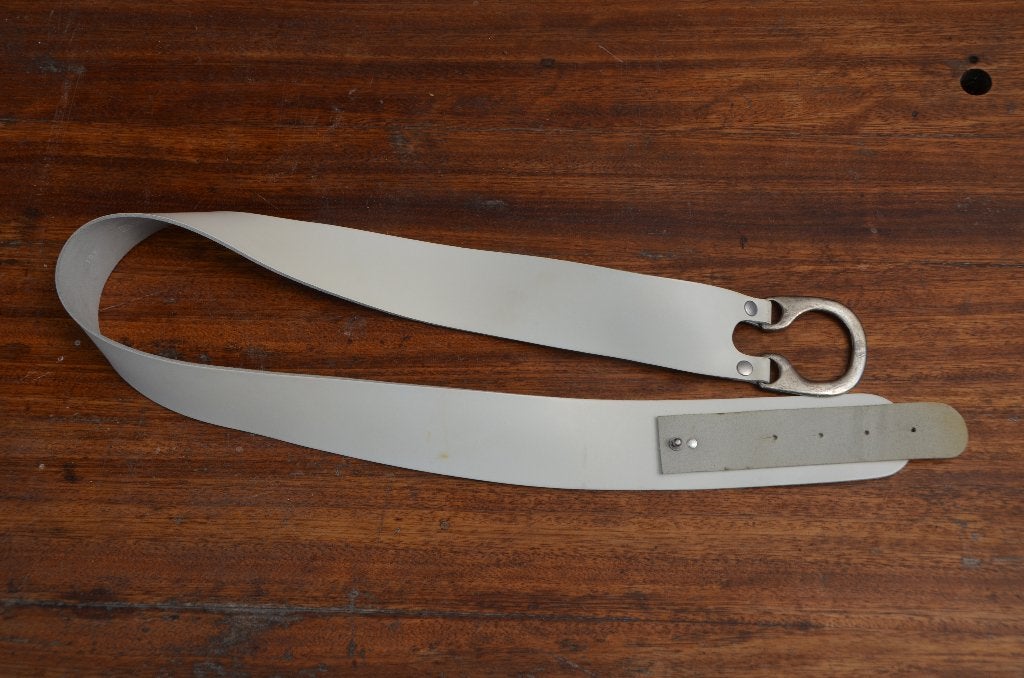 mooie nieuwe witte leren riem maat 105, 6 cm br, Nieuw, Tailleriem, Ophalen of Verzenden, Onbekend