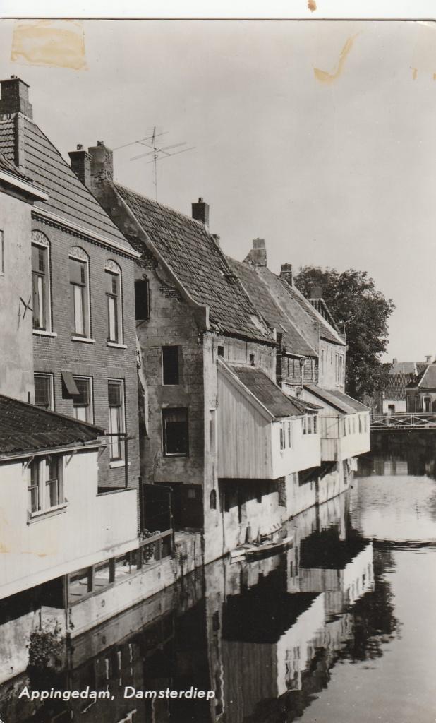 appingedam- damsterdiep, Verzenden, 1940 tot 1960, Friesland