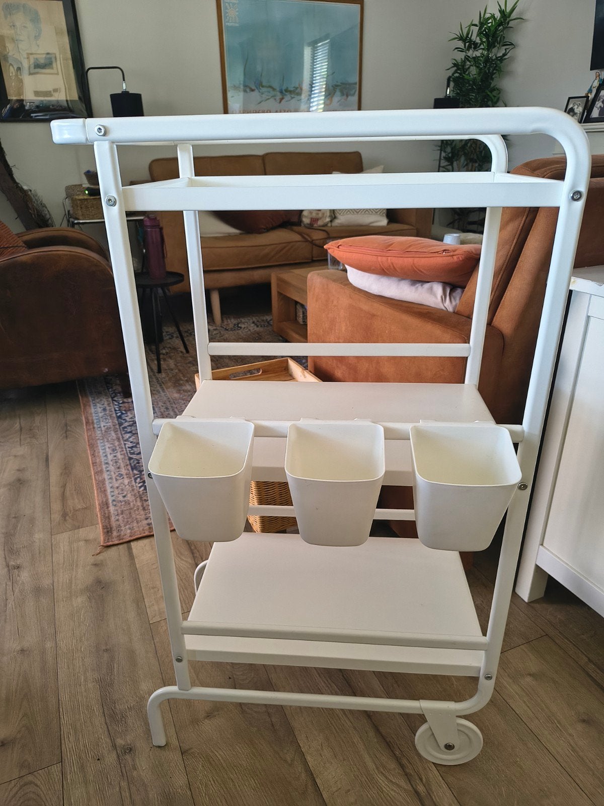 IKEA Multifunctionele Trolly 98x33x55cm, Ophalen, 25 tot 50 cm, Rechthoekig, 50 tot 100 cm