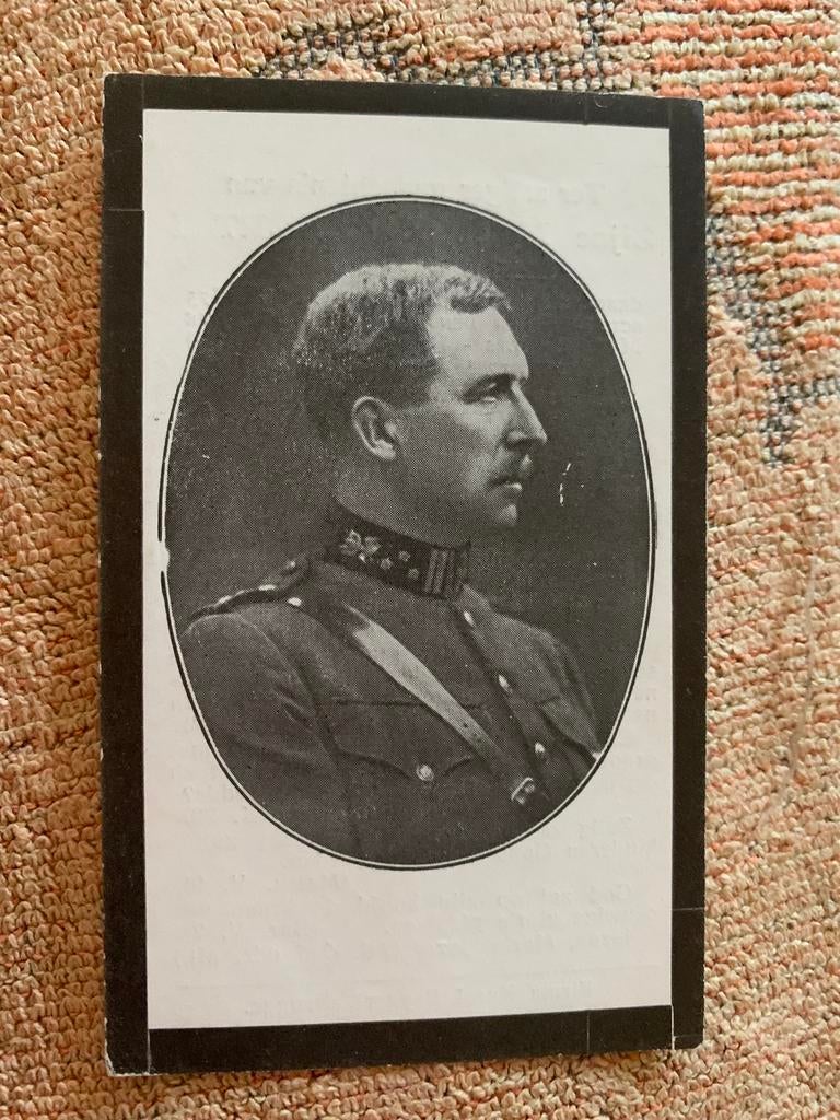 Koning Albert I van België bidprentje, Ophalen of Verzenden
