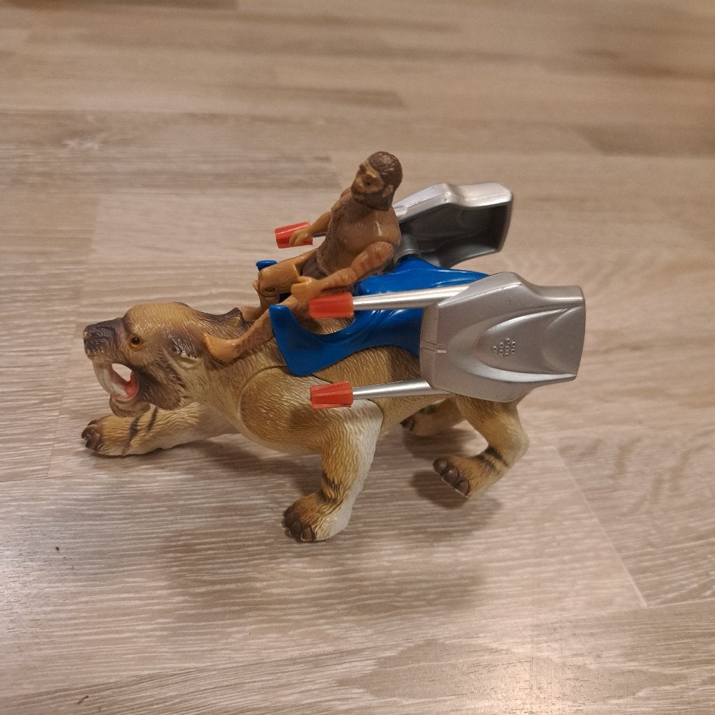 Tyco Dino-Riders: Sabre Tooth Tiger (Ice Age - Serie 3), Verzamelen, Ophalen of Verzenden, Gebruikt