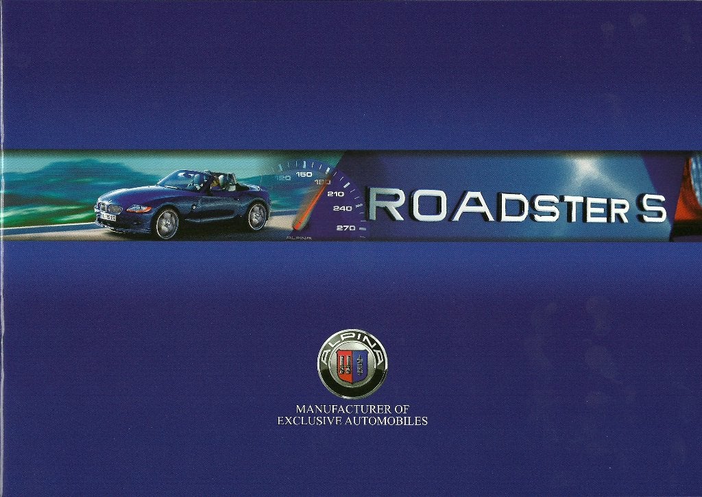 BMW /Alpina Z4 roadster folder, Boeken, Ophalen of Verzenden, Zo goed als nieuw, BMW
