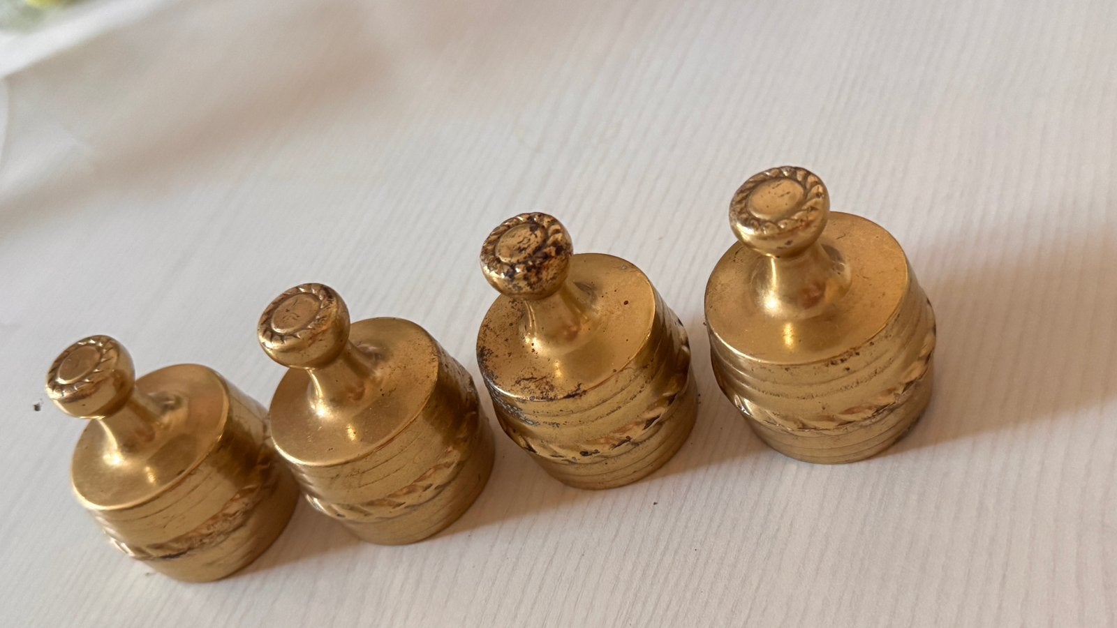 4 Trapleuning knoppen, Ophalen of Verzenden, Gebruikt
