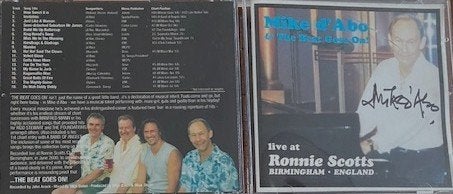 Mike d’Abo Live at Ronnie Scotts-Birmingham-gesigneerd, Ophalen of Verzenden, Pop, Gesigneerd