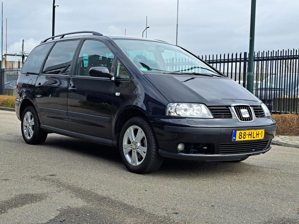 Seat Alhambra 2.0 Dynamic Style Export, Auto's, Voorwielaandrijving, Stof, 1553 kg, Zwart
