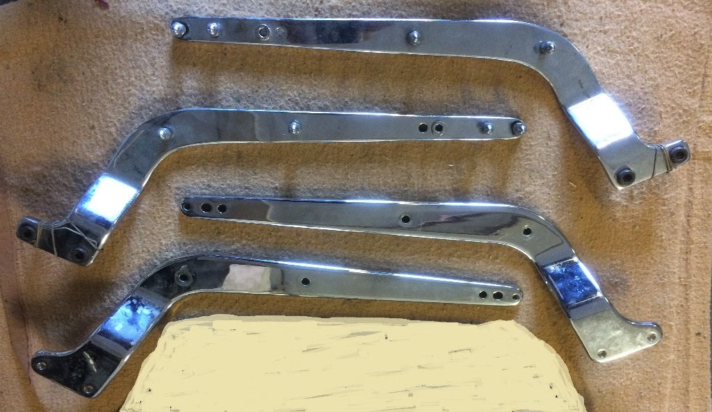 Harley achterspatbordfenders voor evo & twincam softailframe, Motoren, Ophalen
