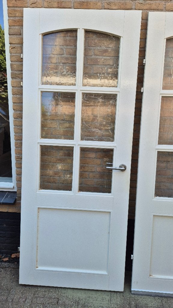Binnendeuren 2 stuks, Ophalen, Gebruikt, 80 tot 100 cm, Binnendeur