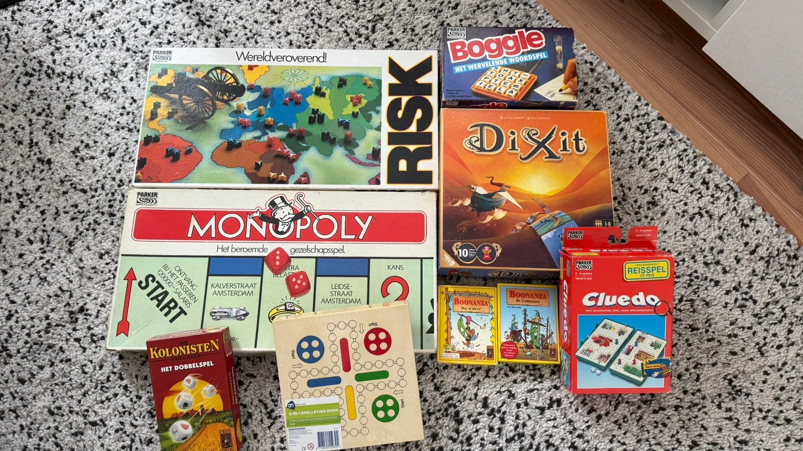 Verzameling bordspellen, Ophalen, Zo goed als nieuw