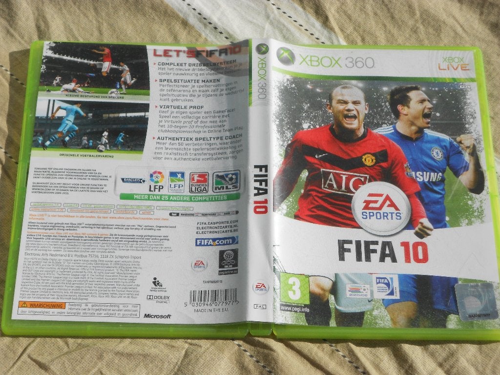 Fifa 10 xbox 360 game, in doos met boekje. Vanaf 3 jaar., Ophalen, Gebruikt, 1 speler, Vanaf 3 jaar
