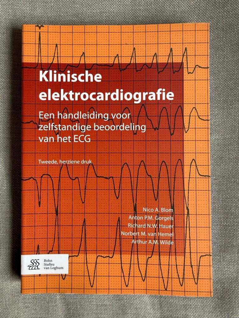Klinische elektrocardiografie - Tweede, herziene druk, Boeken, Studieboeken en Cursussen, Ophalen of Verzenden, Beta, Zo goed als nieuw