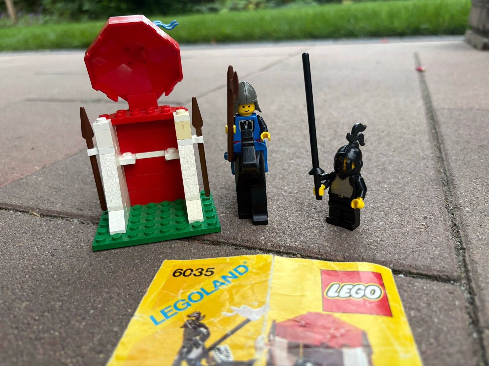 Lego Legoland 6035 Kasteel met ridders en paard, Ophalen, Gebruikt, Lego, LEGOLAND
