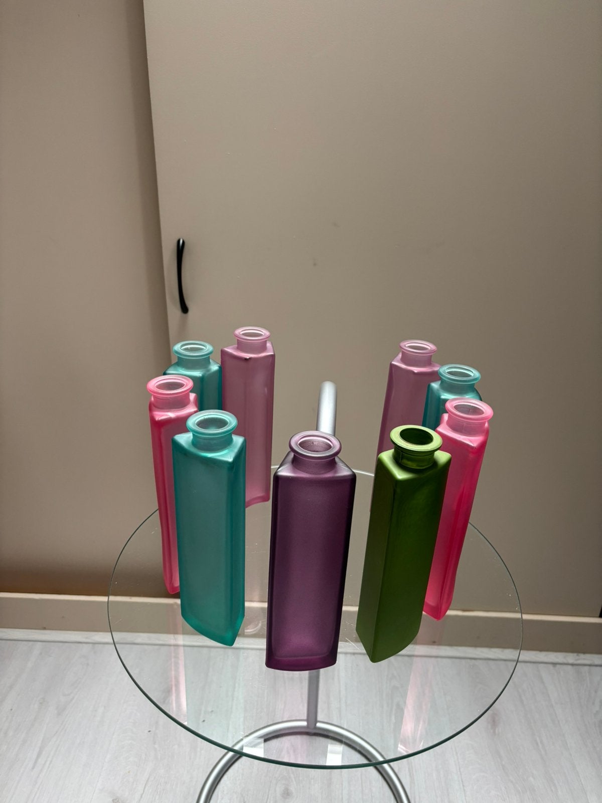 Ikea vintage Somrig vaasjes 9x, Huis en Inrichting, Woonaccessoires | Vazen, Ophalen of Verzenden, Gebruikt, Glas