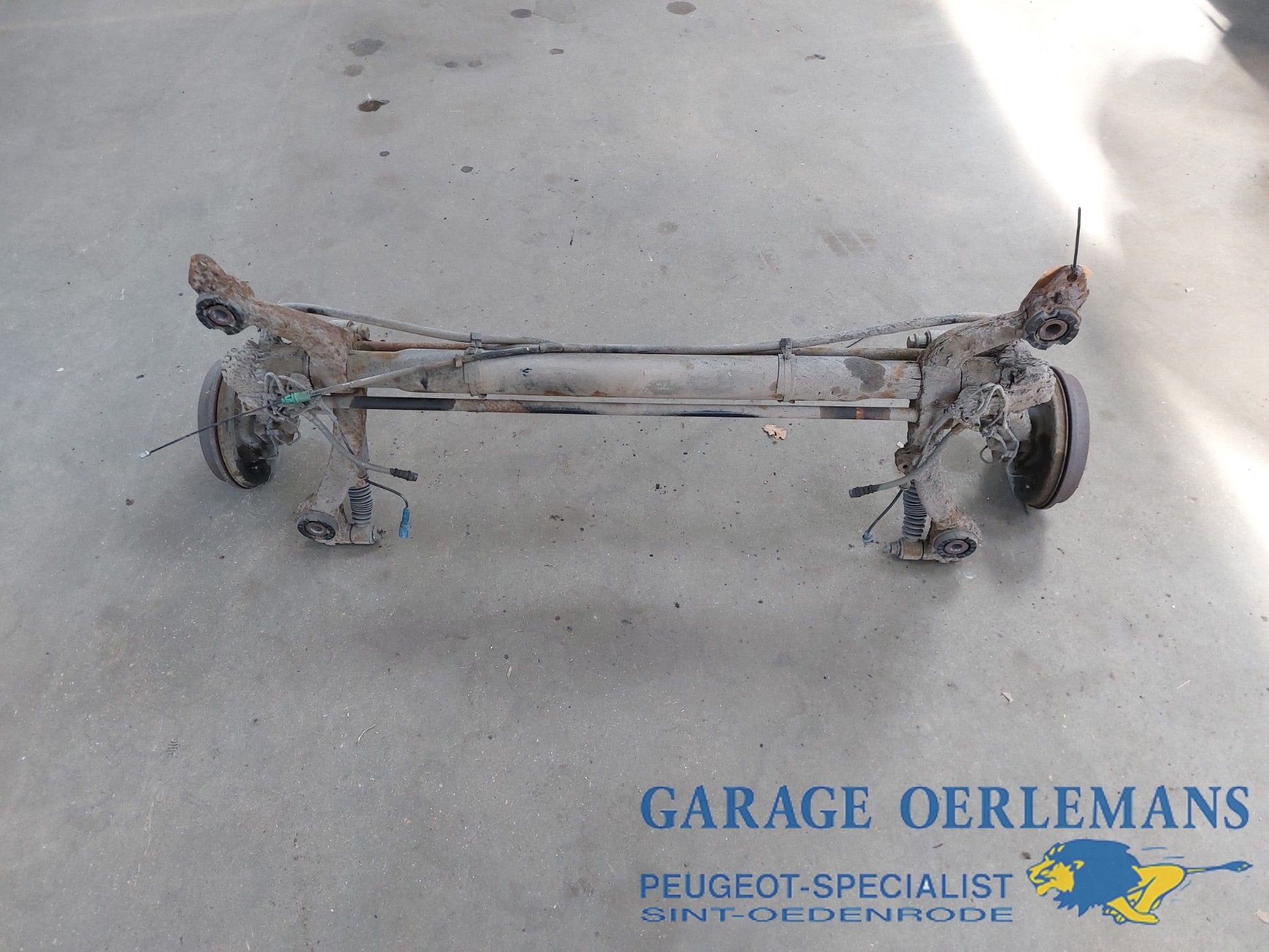 achteras peugeot 206+, grote trommel en abs, Auto-onderdelen, Gebruikt, -, -, ARN erkend