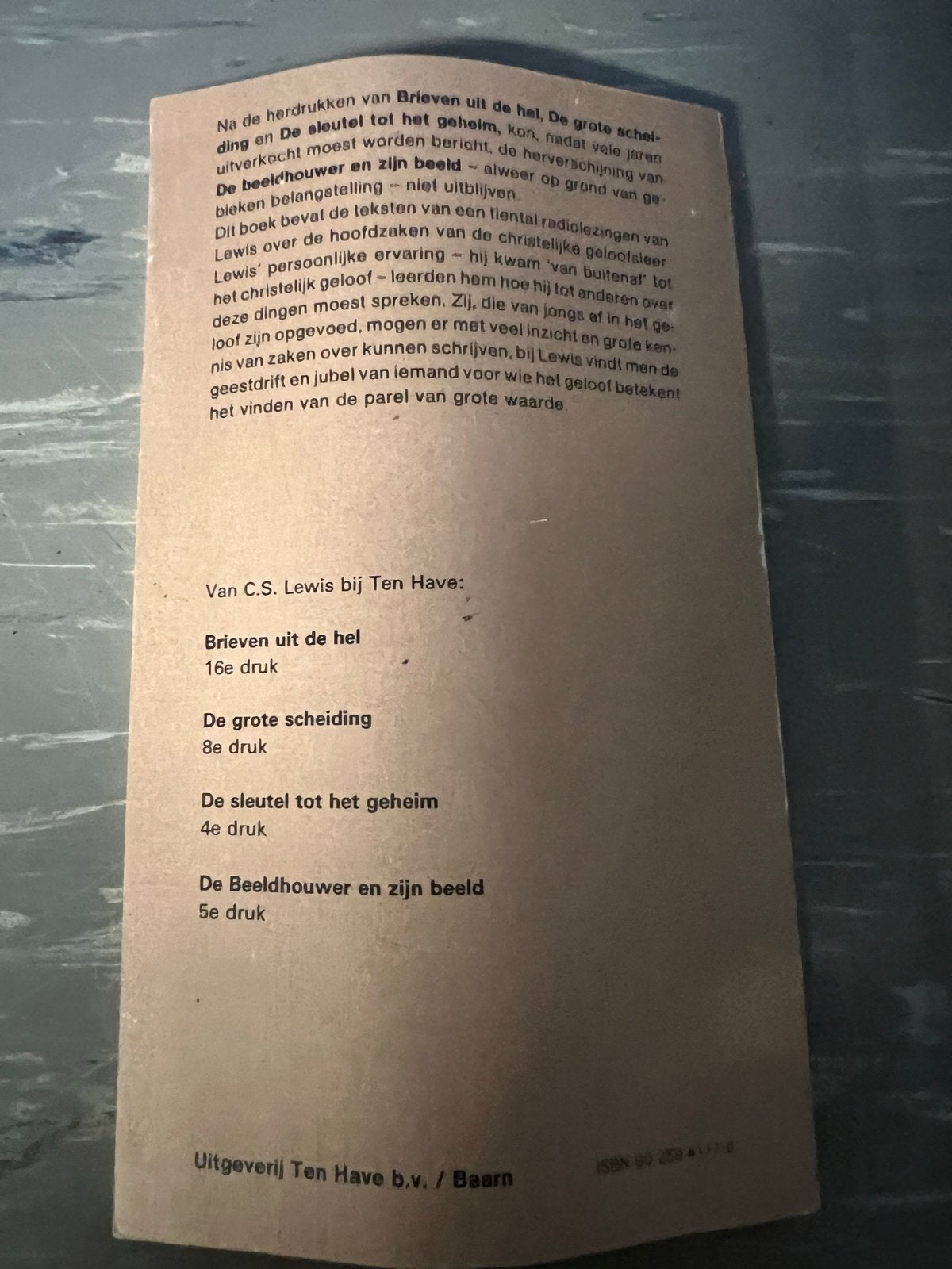 Foto 2 van De Beeldhouwer en zijn beeld - C.S. Lewis