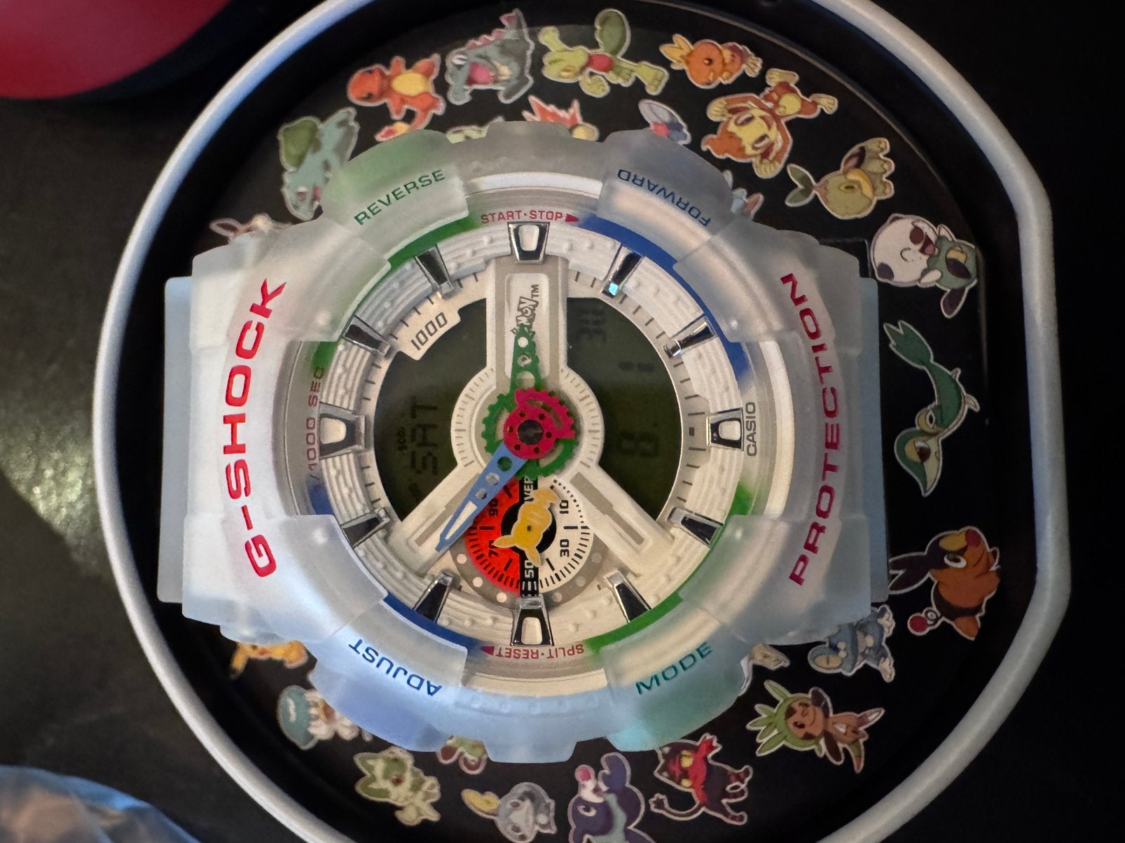!LIMITED! G-SHOCK x Pokémon horloge GA-110PKM-1A, Ophalen of Verzenden, Nieuw, Meerkleurig, Jongen of Meisje