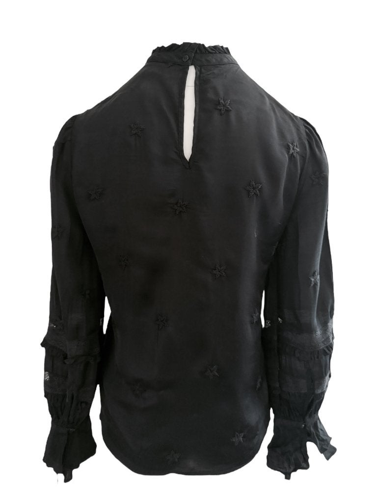Fabienne Chapot shirt lange mouw S, Maat 38/40 (M), Zwart, Ophalen of Verzenden, Zo goed als nieuw