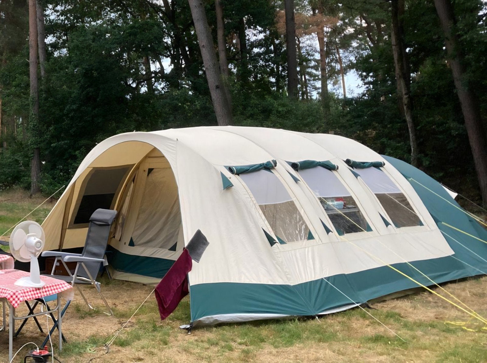 Hypercamp Obelink Korfu 6 - Ruime 6-persoons tunneltent, Ophalen, Gebruikt, Tot en met 6