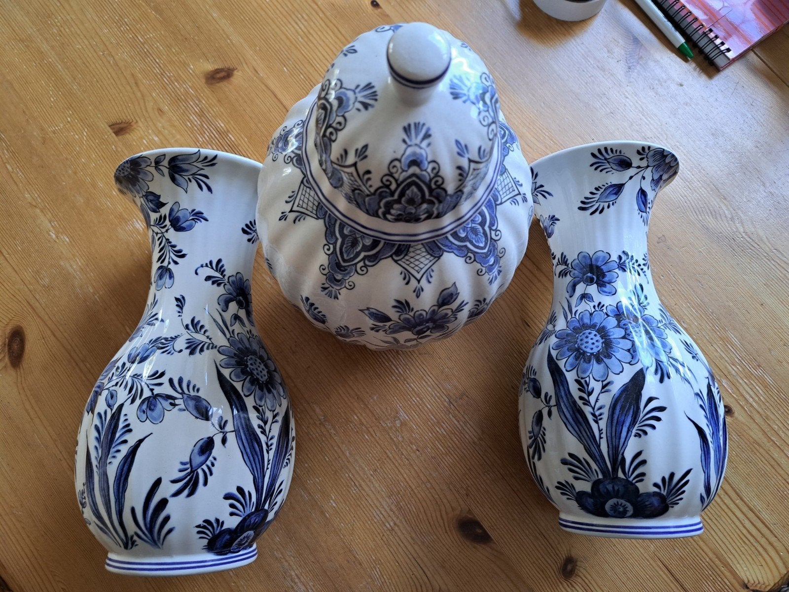 Set keramiek FG ceramiche artistiche delfts blauw, Ophalen of Verzenden