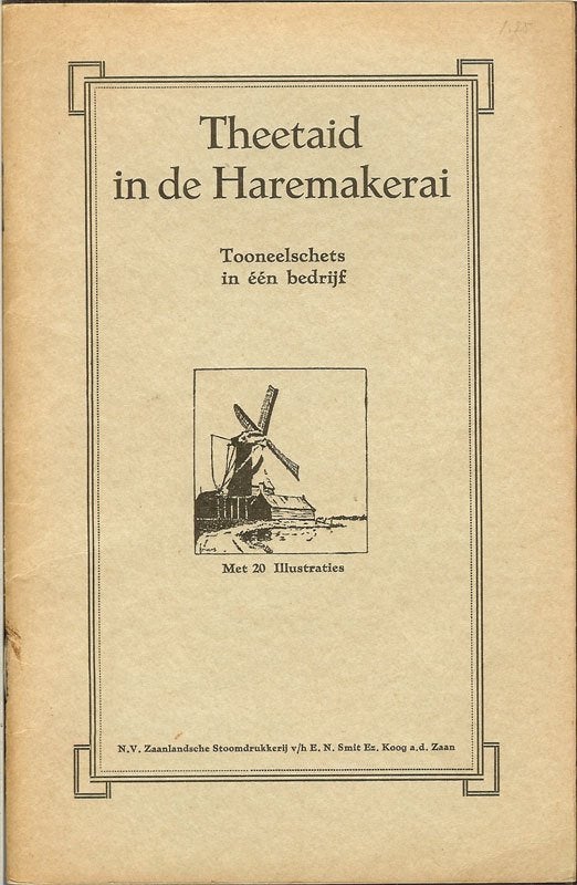 Willem Smit - Theetaid in de Haremakerij Toneelschets in één, Ophalen of Verzenden, Gelezen