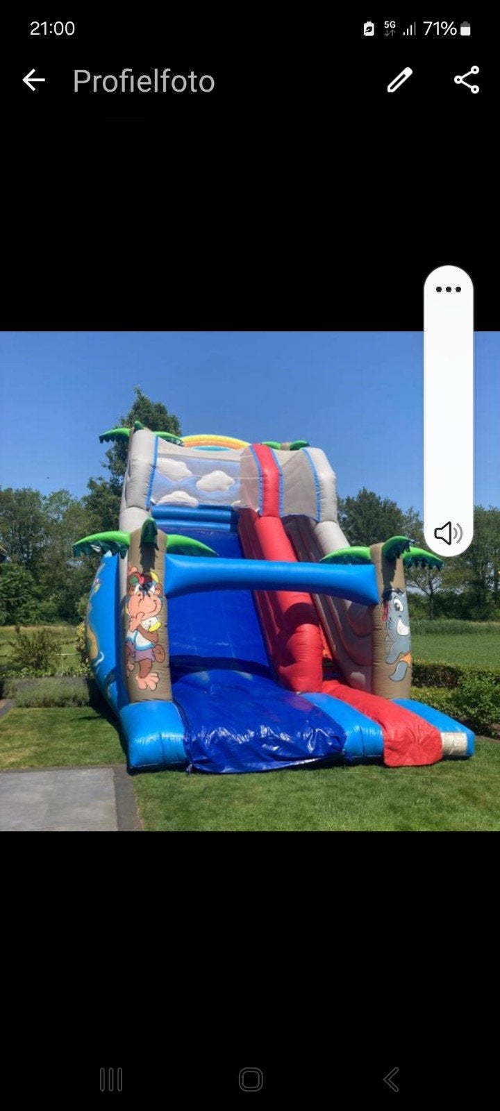 Glijbaan 5,5m hoog, Ophalen of Verzenden