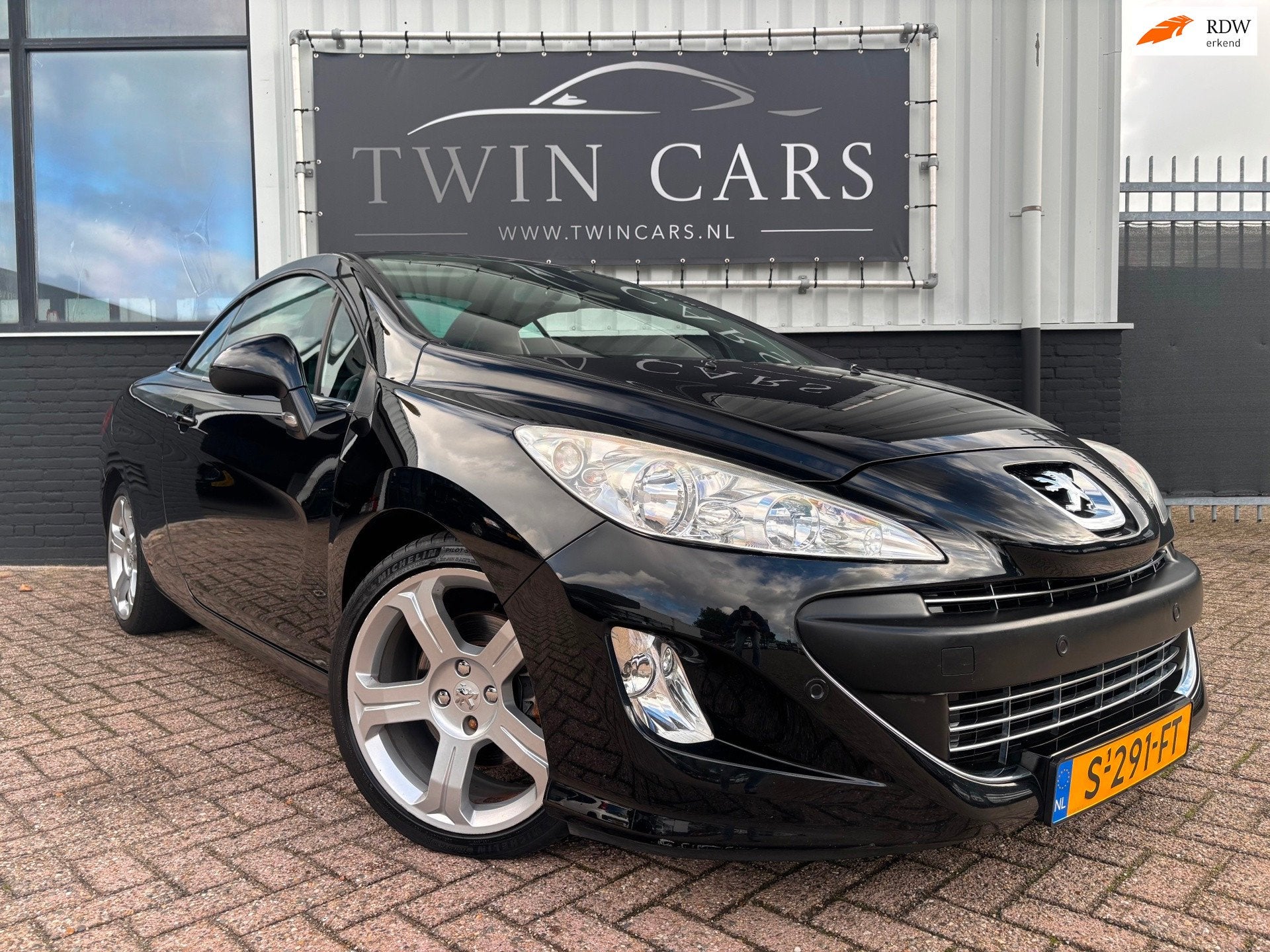 Peugeot 308 CC 1.6 THP Sport Pack Automaat leer, Euro 5, Gebruikt, Zwart, Zwart