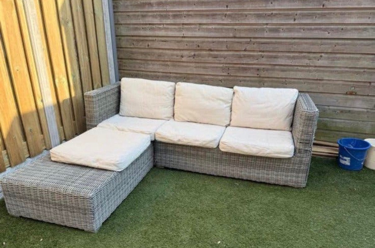 Ikea kussens froson/duvholmen, Ophalen, Zo goed als nieuw, 2 zitplaatsen