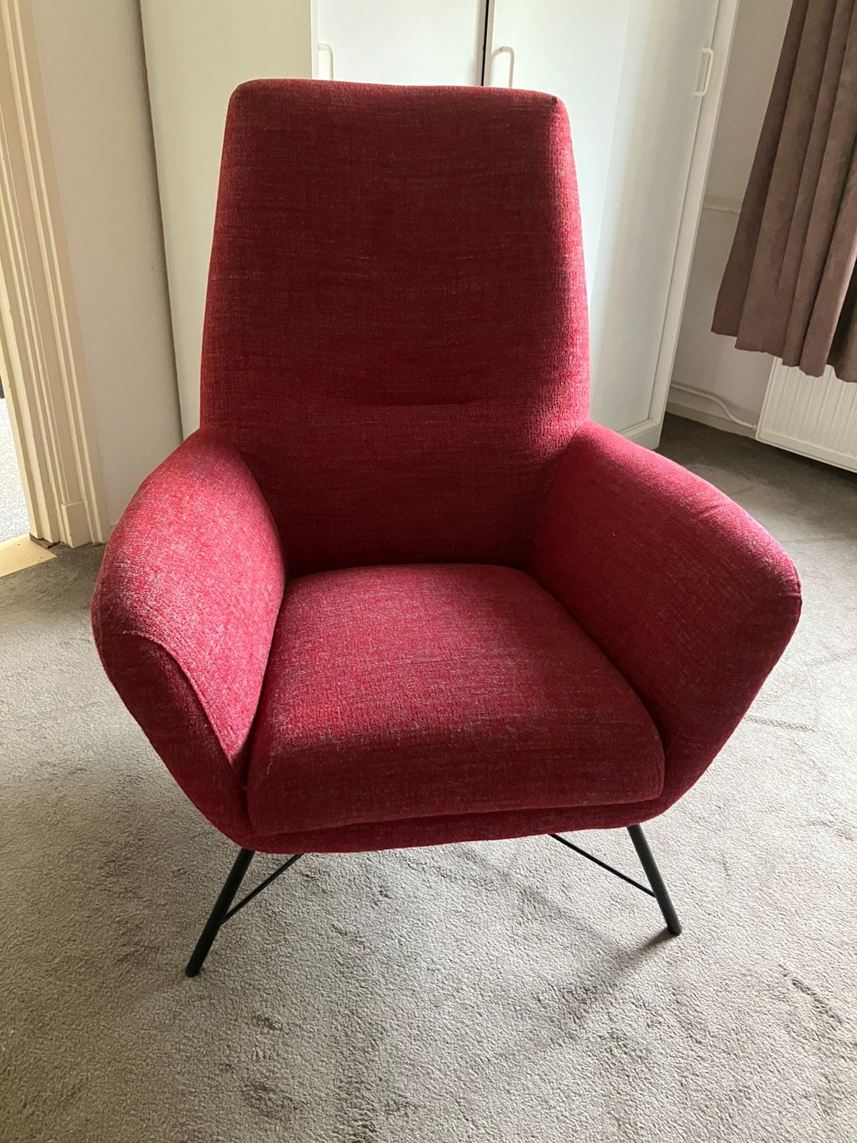 Fauteuil stoel luie stoel, Ophalen of Verzenden, Zo goed als nieuw, 75 tot 100 cm, 50 tot 75 cm