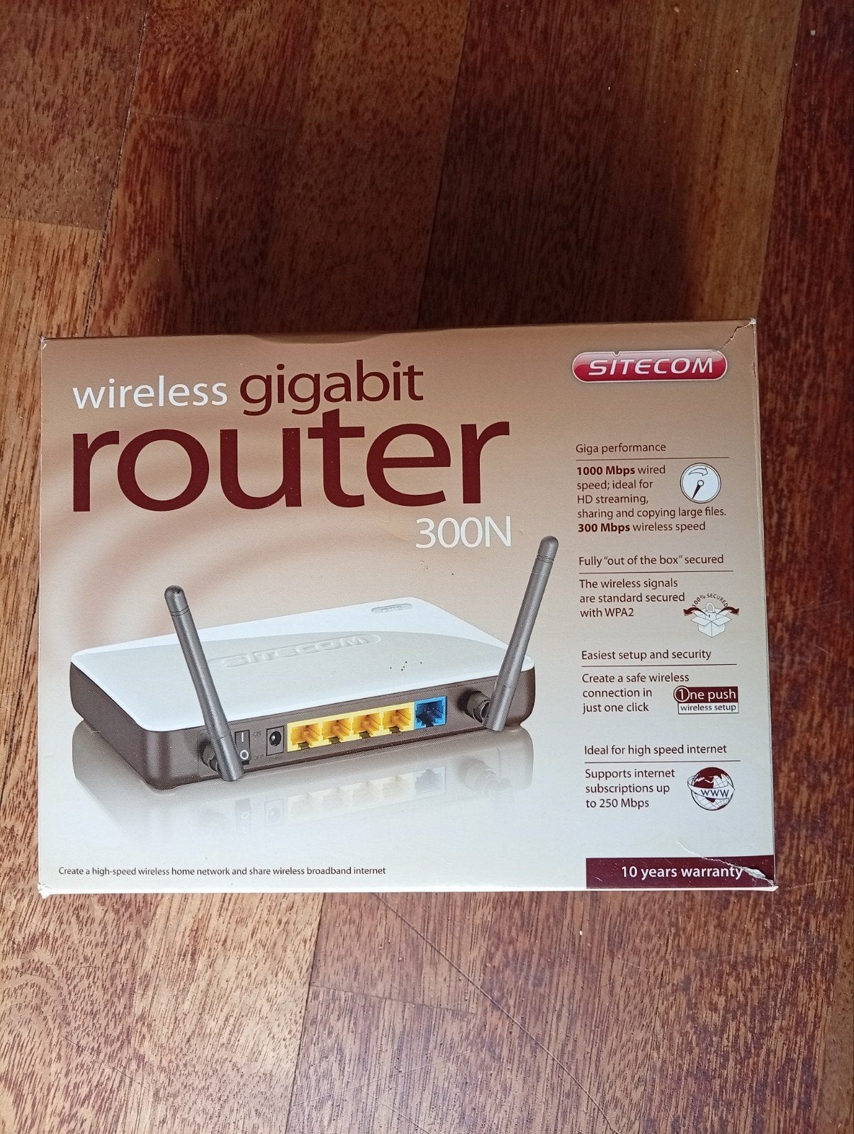 Sitecom Wireless Gigabit Router 300N - Nieuw in doos, Ophalen of Verzenden, Nieuw, Router, Sitecom